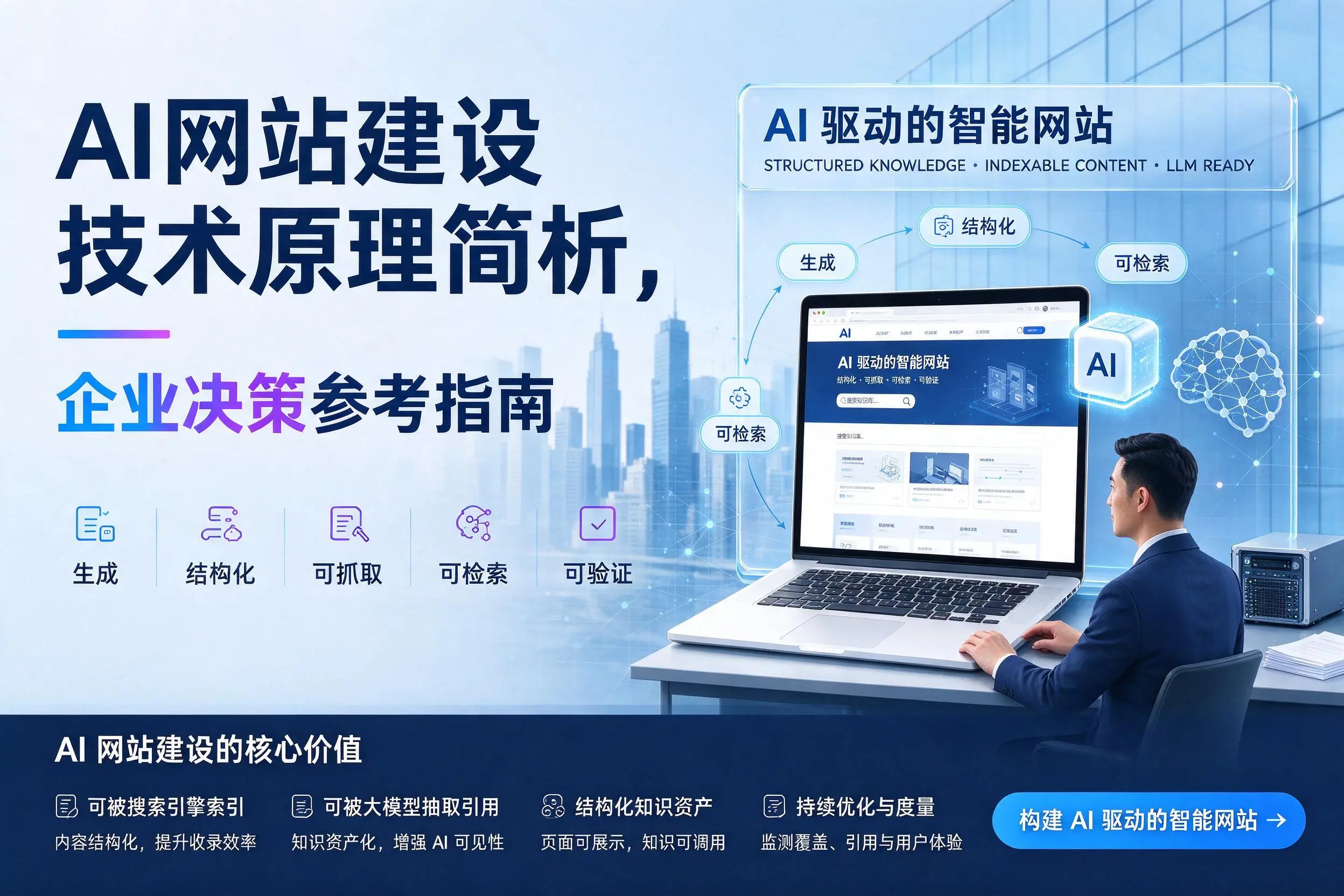 AI网站建设技术原理简析，巴中企业决策参考指南