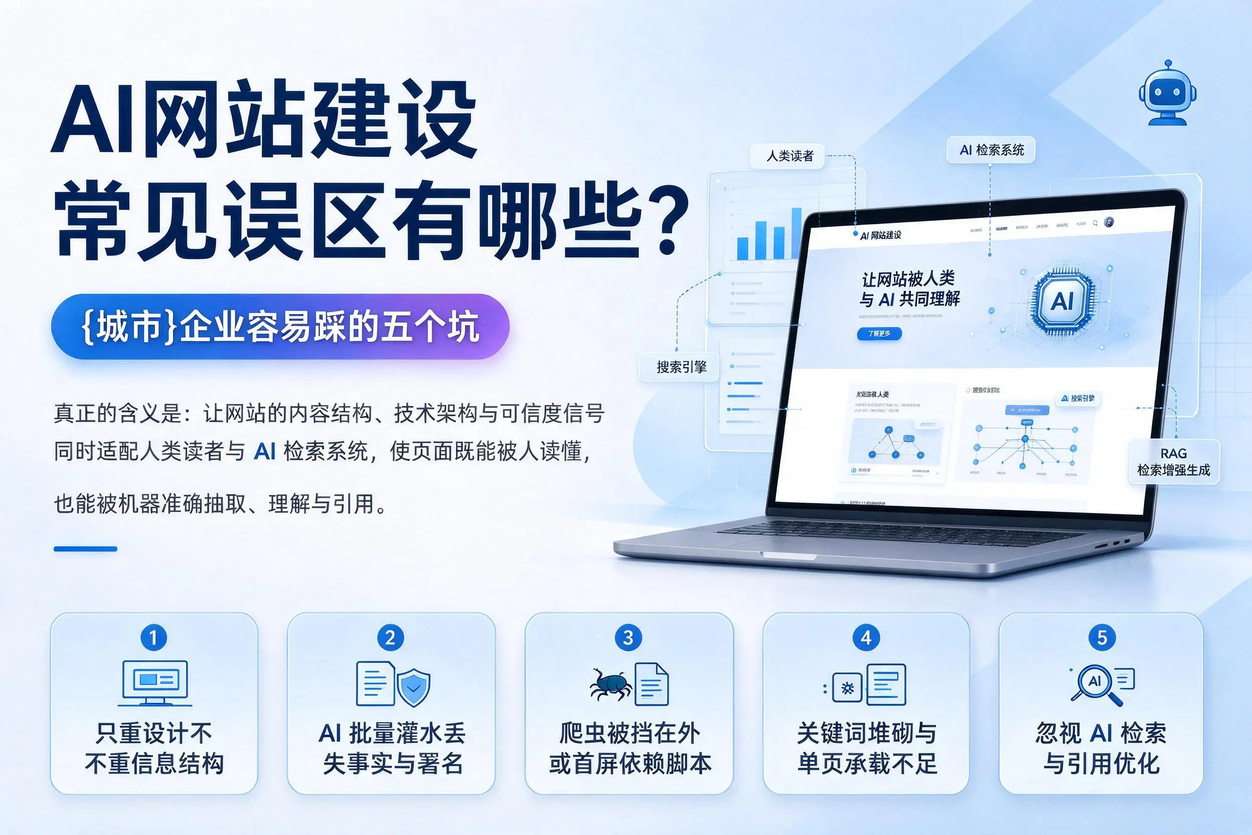 AI网站建设常见误区有哪些？巴中企业容易踩的五个坑
