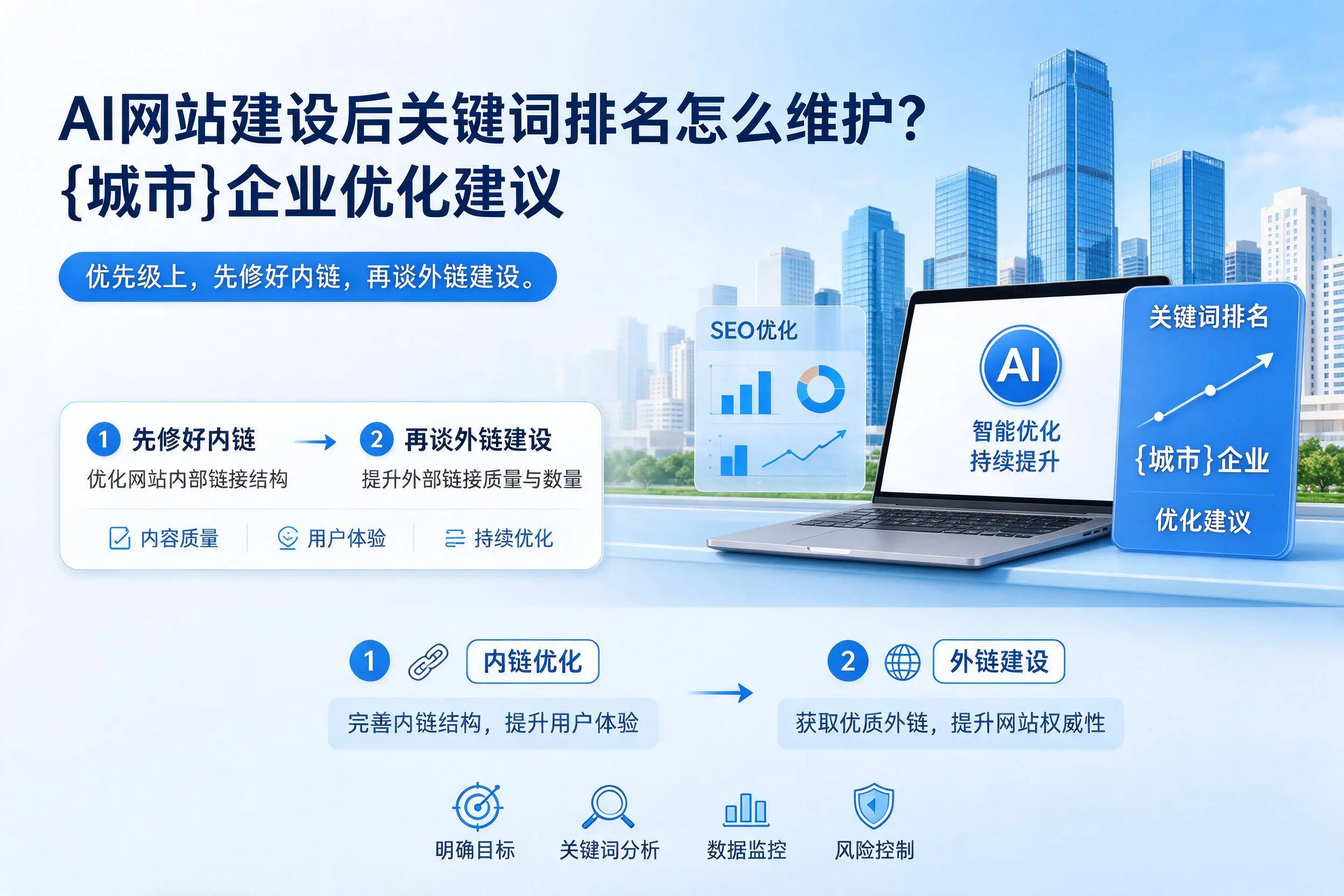 AI网站建设后关键词排名怎么维护？巴中企业优化建议