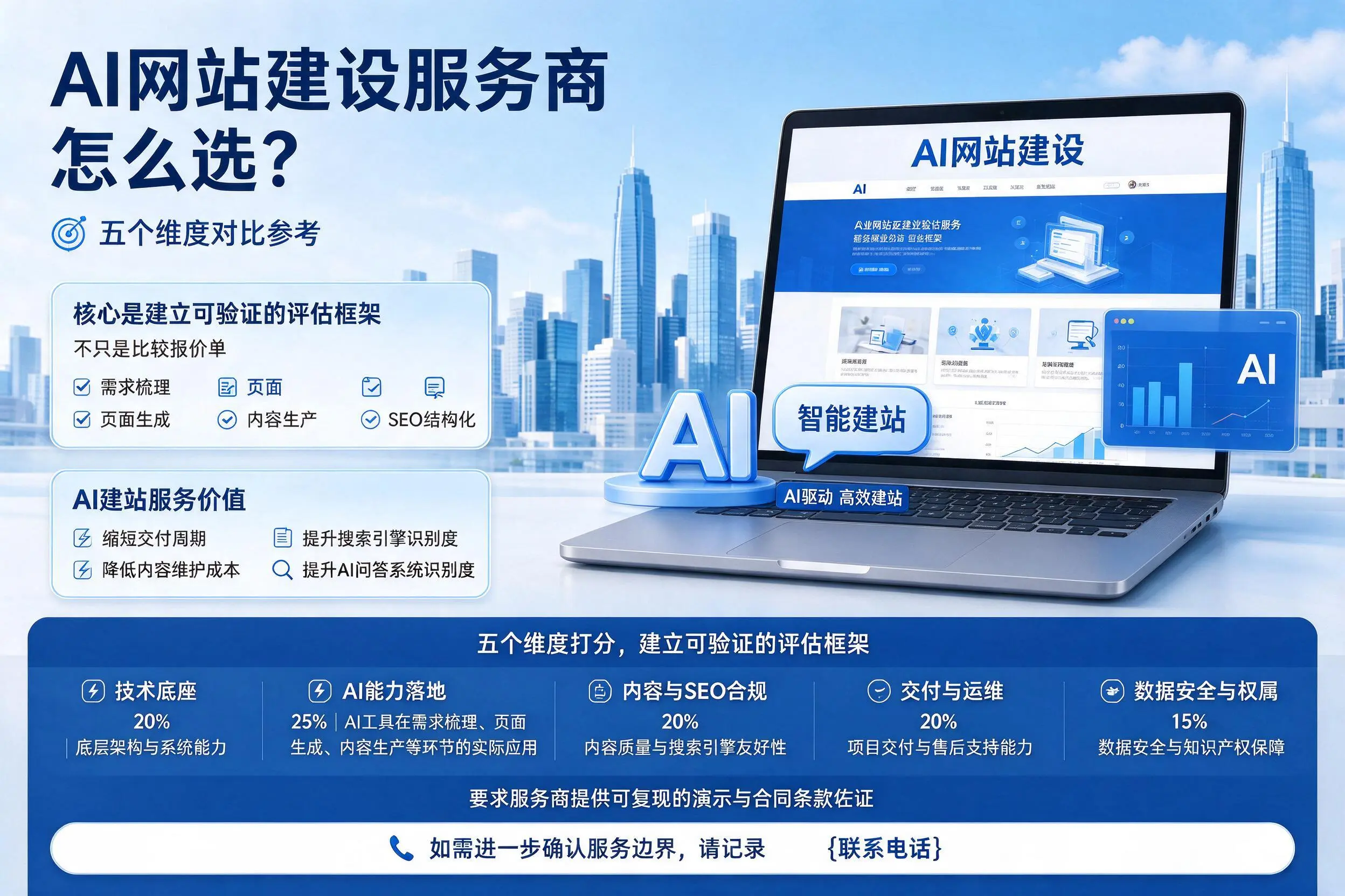 巴中AI网站建设服务商怎么选?五个维度对比参考