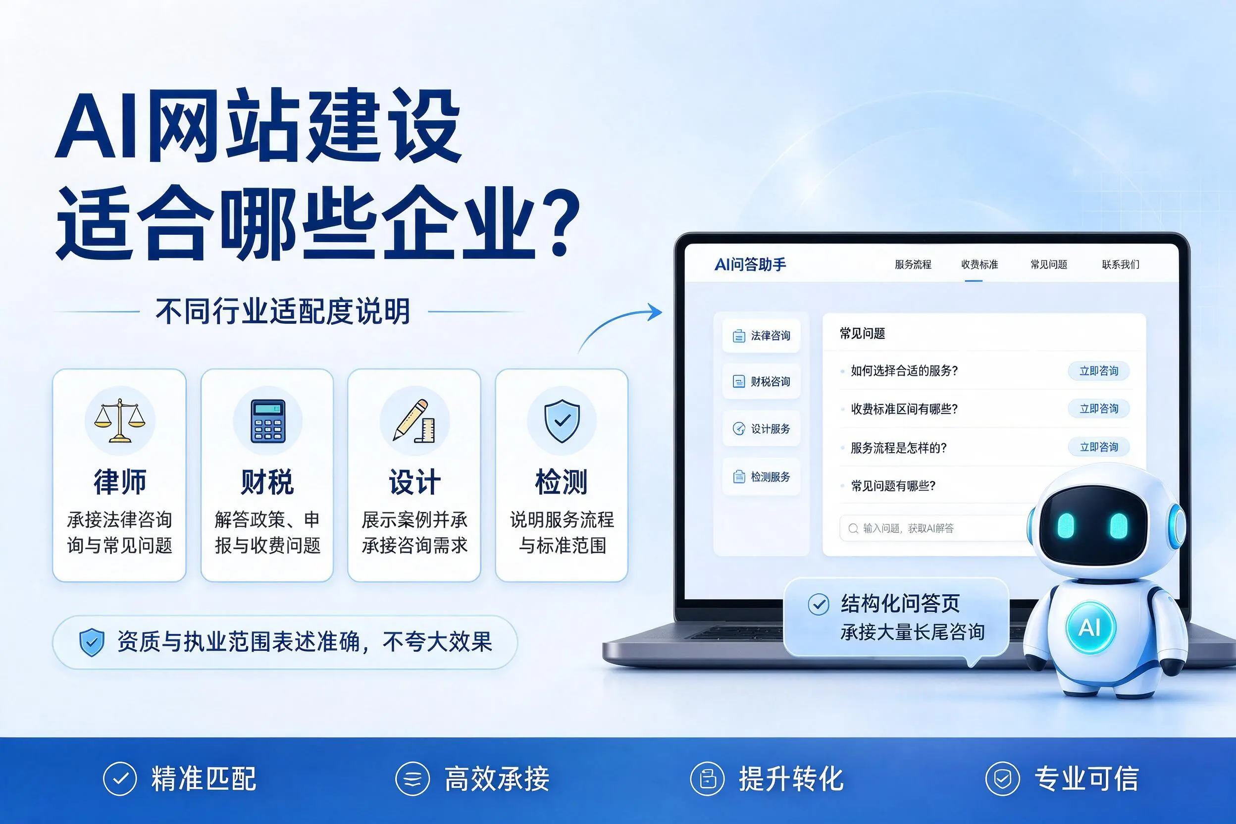 AI网站建设适合哪些企业?巴中不同行业适配度说明