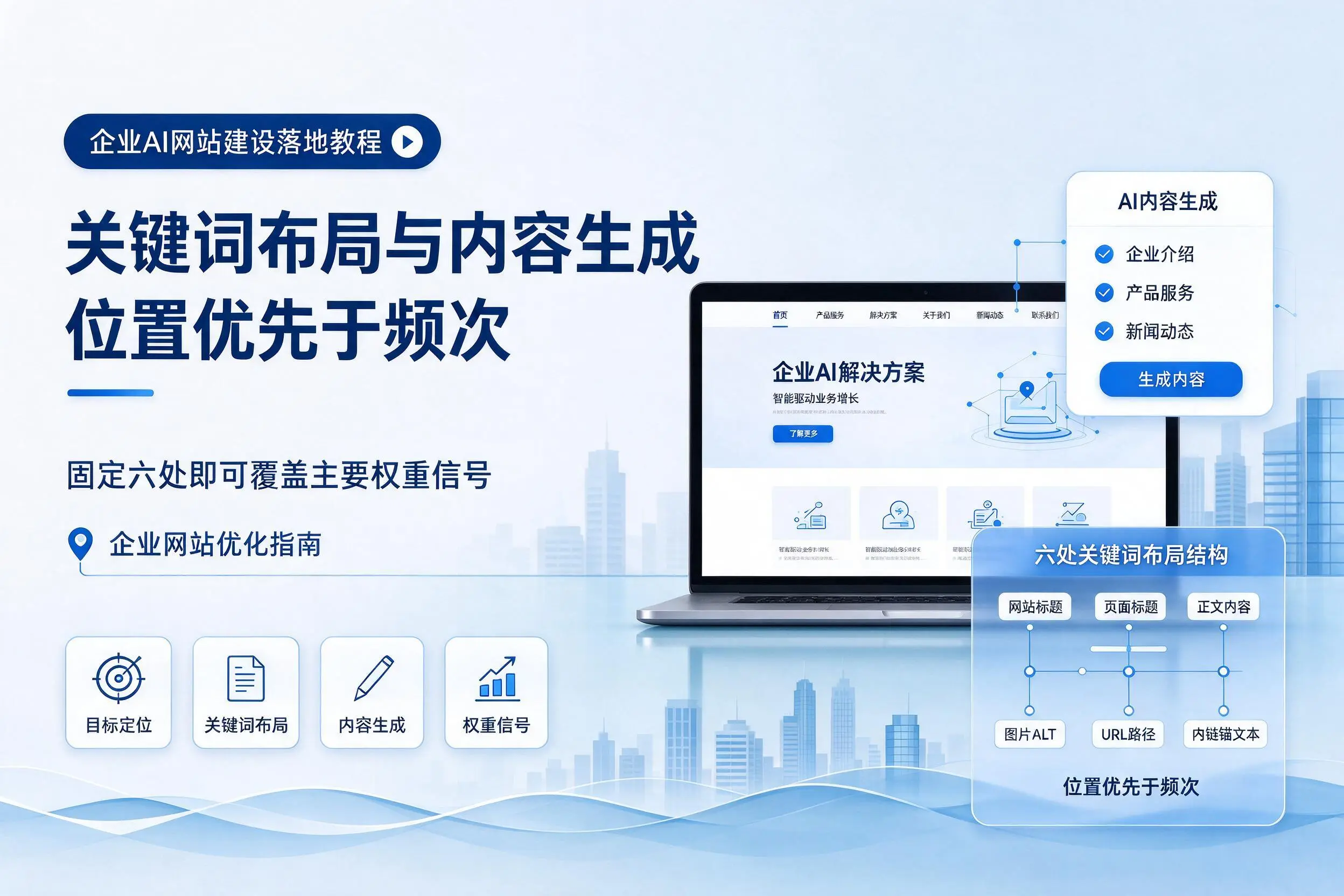 巴中企业AI网站建设落地教程:关键词布局与内容生成
